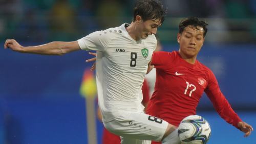 杭州亞運 | 男子足球銅牌賽　港隊0:4不敵烏茲別克