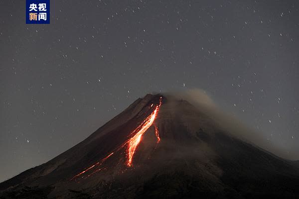 印尼馬拉皮火山噴發　持續時間超過3分鐘