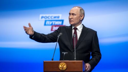 普京贏得俄總統選舉　表示將繼續推動國家發展