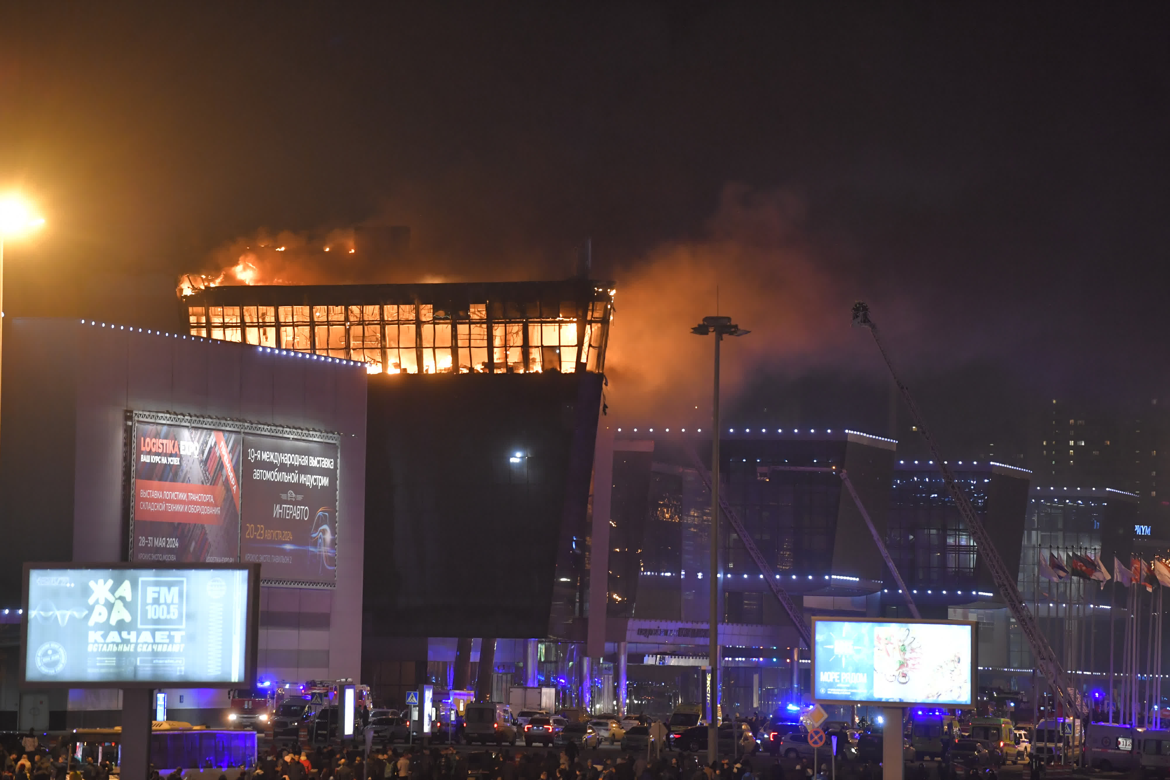 俄羅斯莫斯科近郊音樂廳恐襲事件已造成超60人死亡