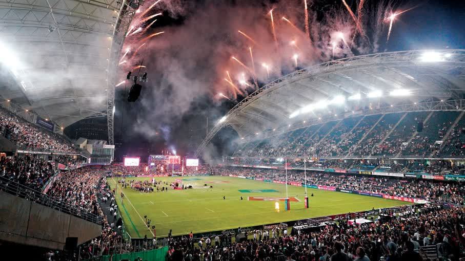 【香港國際七人欖球賽】送別大球場「最後一欖」  明年啟德再見  近3.5萬球迷見證盛事