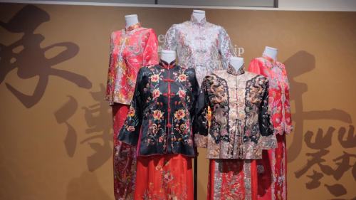 香港裙褂展覽今開幕　「承傳手藝」與時俱進