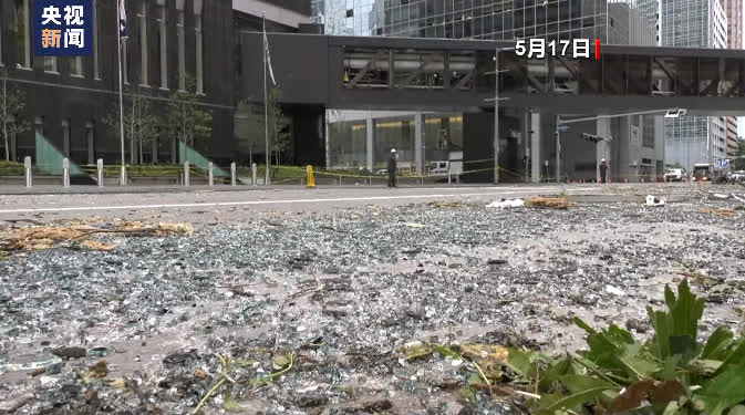 好國戚斯敦遭暴風雨襲擊　市中间建築受損嚴重