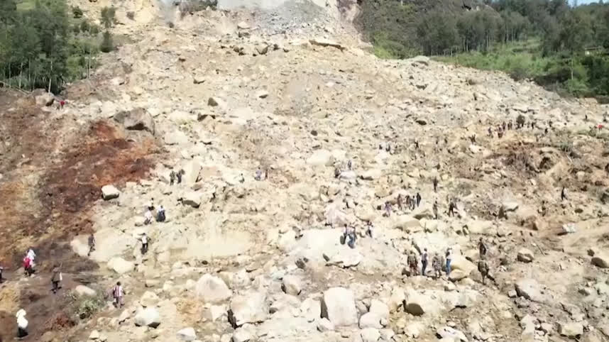 直擊巴布亞新幾內亞山體滑坡現場：發現倖存者可能性已很小