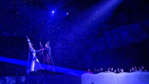 長白山北景區：《粉雪傳奇》首次公演