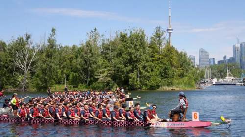 加拿大多倫多舉行第36屆國際龍舟節