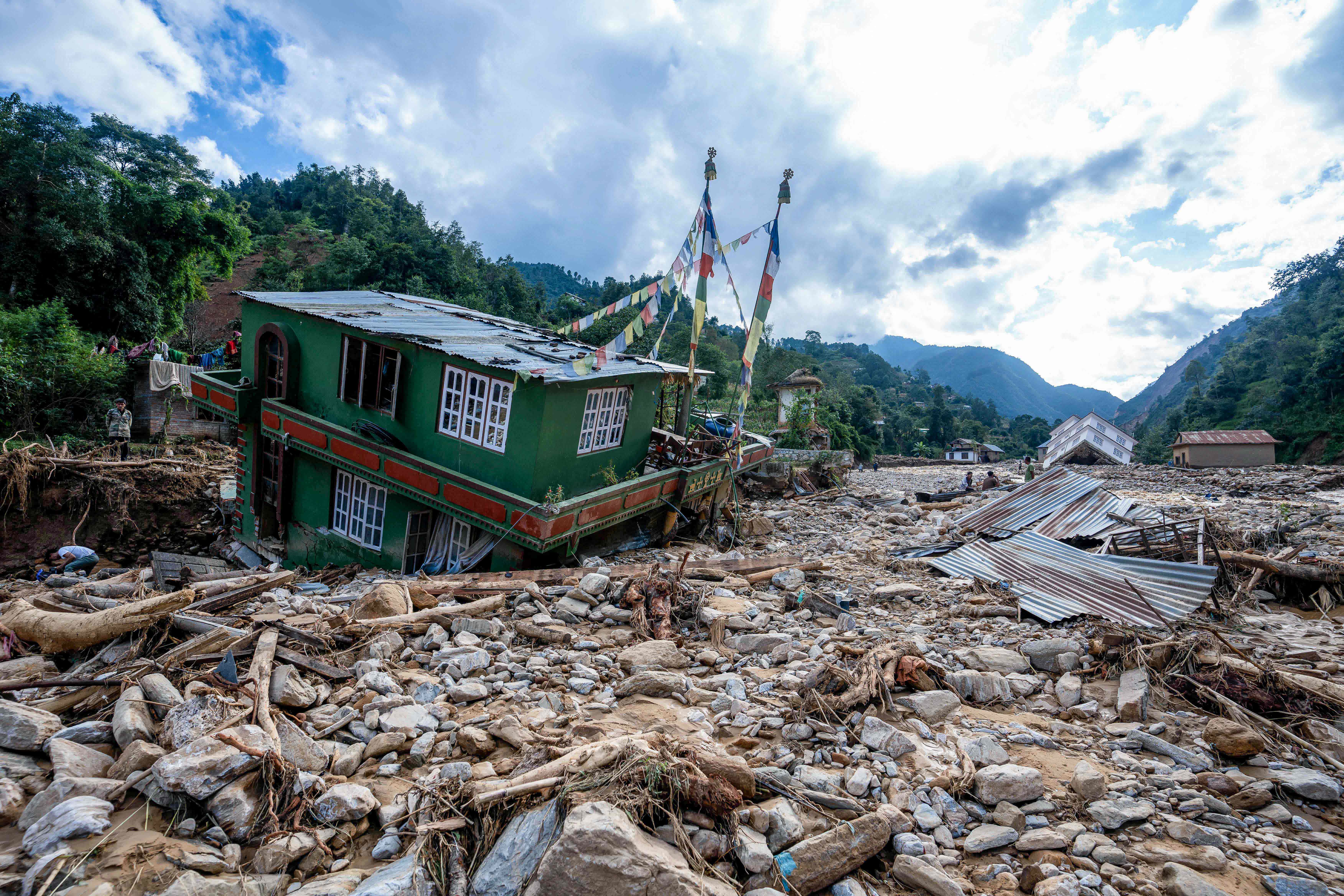 尼泊爾多地降雨引發自然災害　已致228人死亡