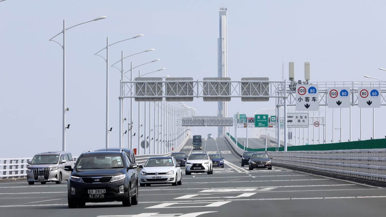 全運會公路單車測試賽周日舉行　港珠澳大橋等封閉