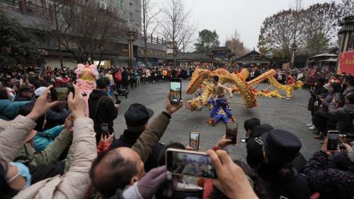 閬中拉開春節(jié)民俗活動序幕