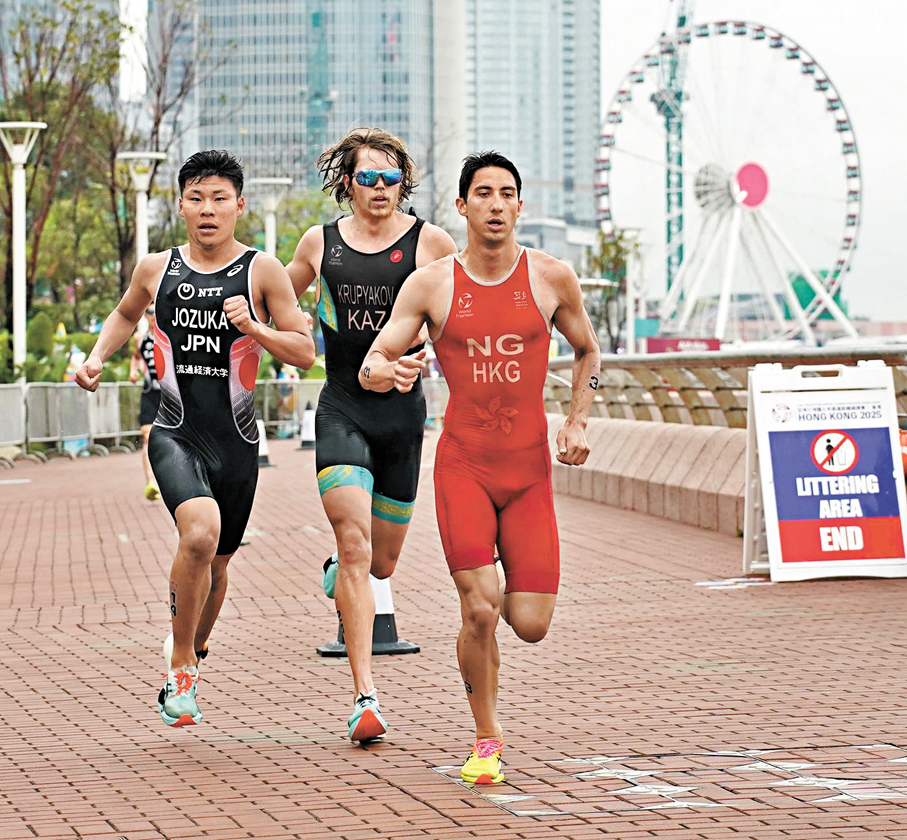 亞洲三項鐵人賽與韋祺同列第9 未確保直入全運會 衝前五功敗垂成仍感鼓舞 伍泰龍:能驗證備戰成效 - 體育 - 香港文匯網
