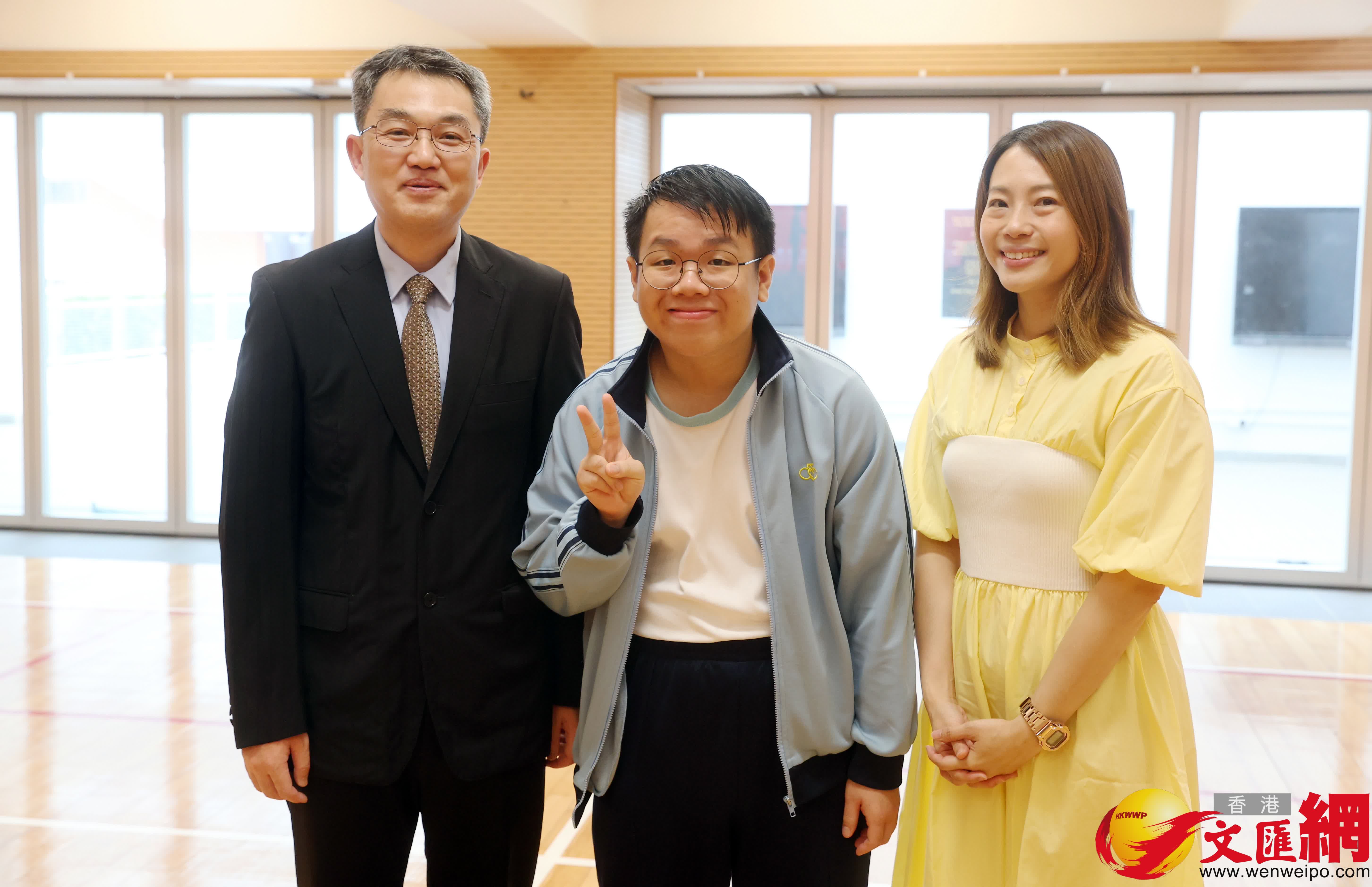 學生公益服務獎頒獎禮精彩回放。(香港文匯報記者曾興偉攝)
