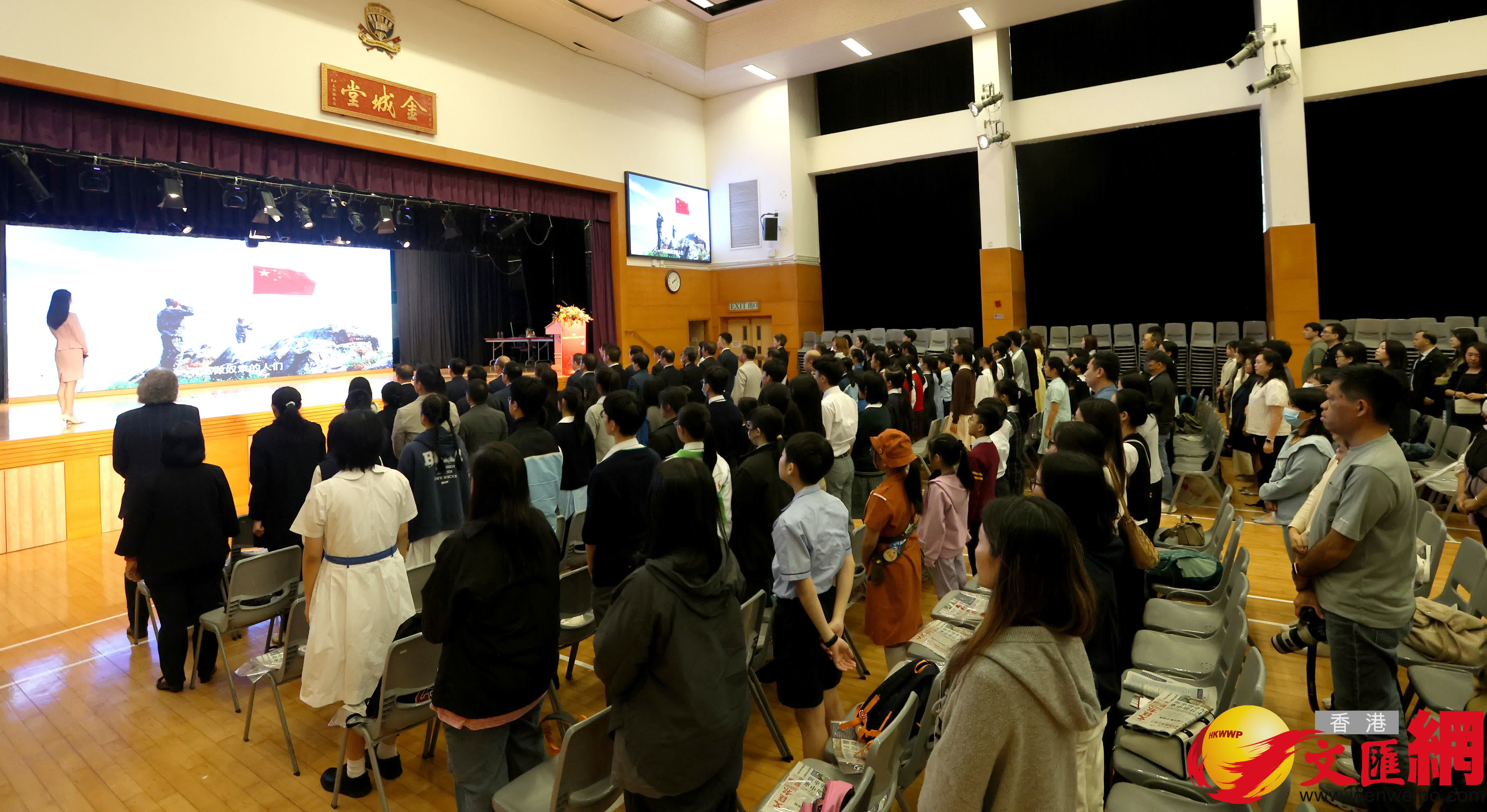 學生公益服務獎頒獎禮精彩回放。(香港文匯報記者曾興偉攝)