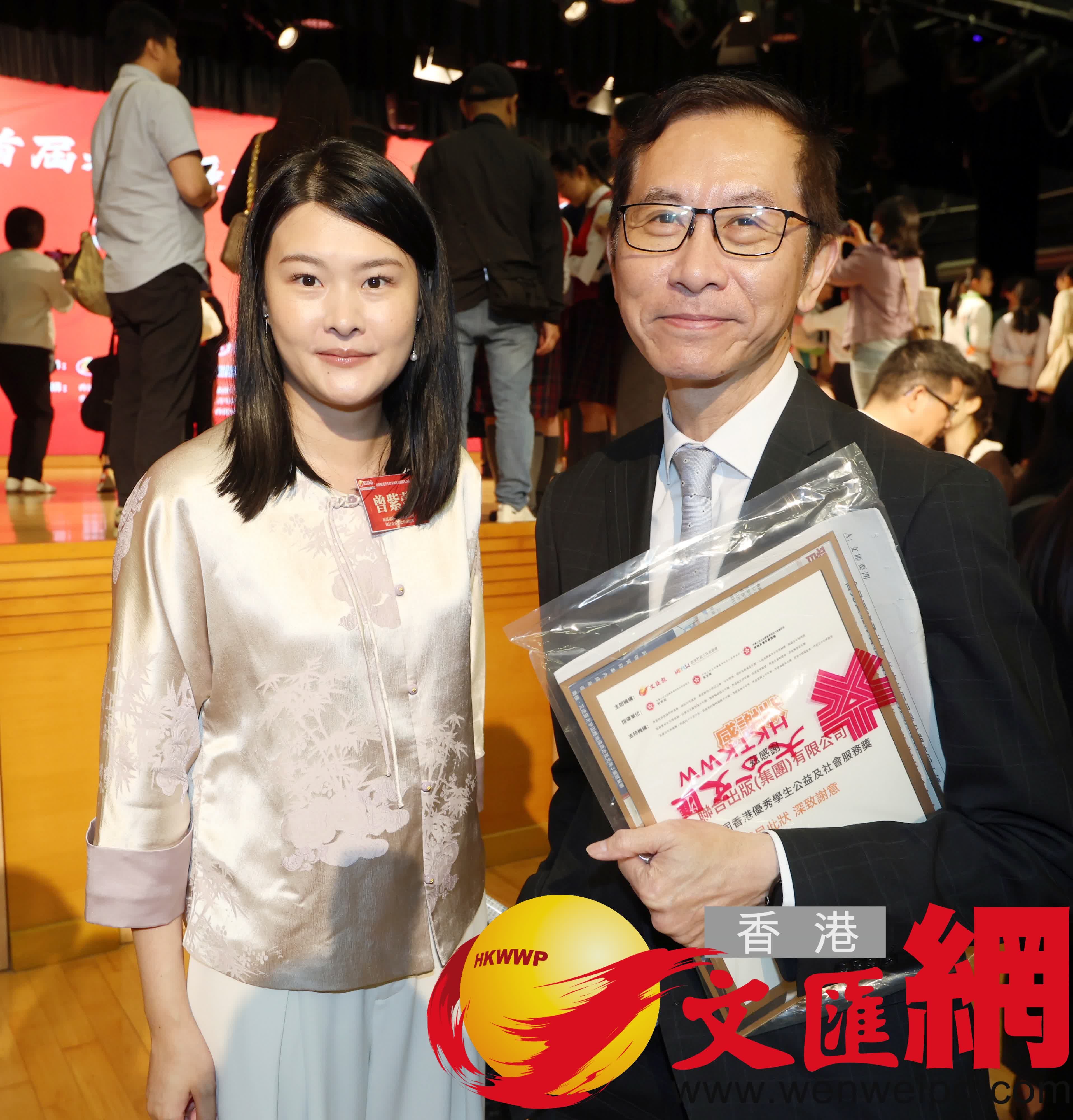 學生公益服務獎頒獎禮精彩回放。(香港文匯報記者曾興偉攝)