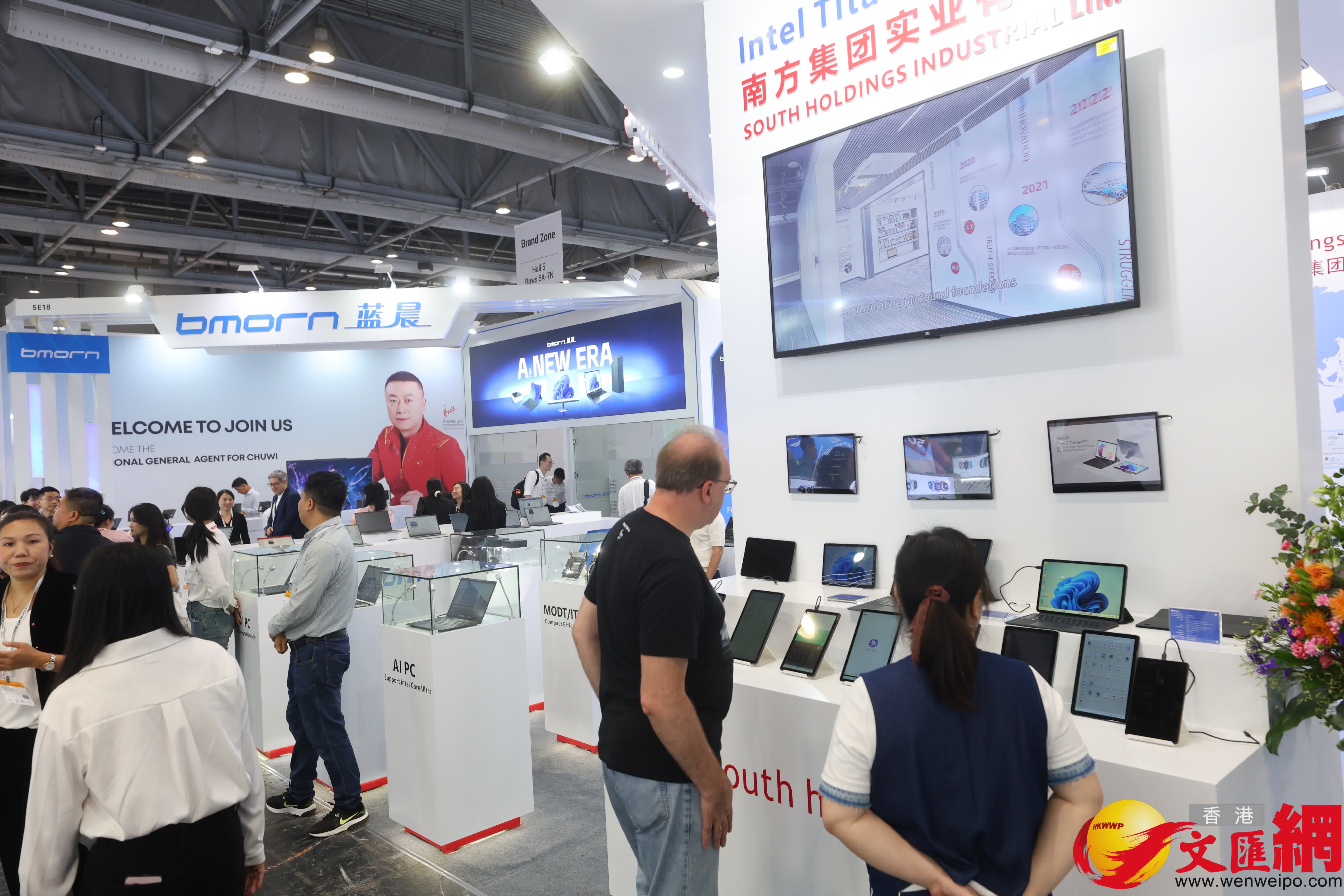 環球資源移動電子展。(香港文匯報北山彥 攝) 環球資源移動電子展。(香港文匯報北山彥 攝)