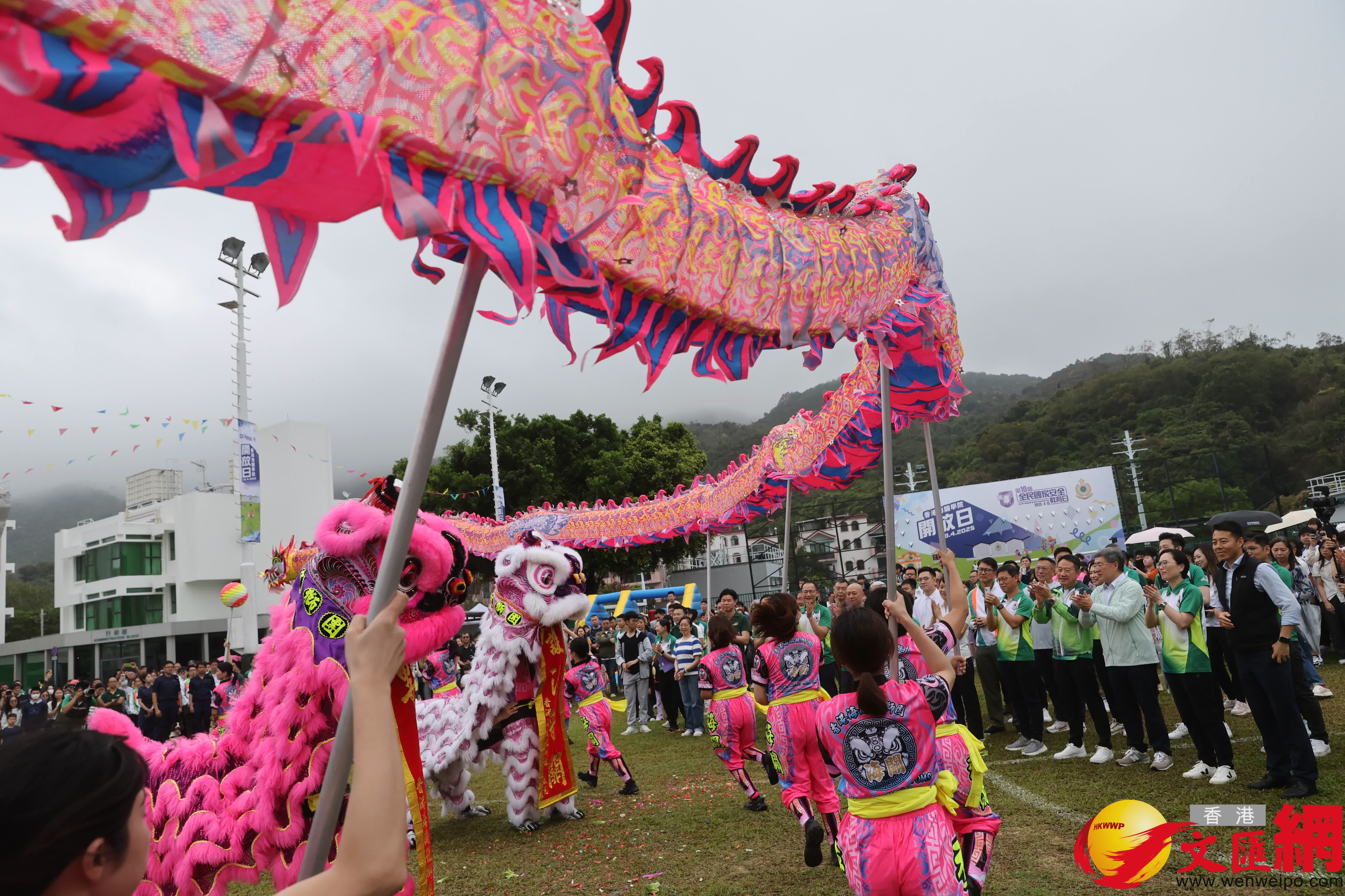 響應「全民國家安全教育日」，香港海關學院舉辦開放日。（香港文匯報記者曾興偉 攝）