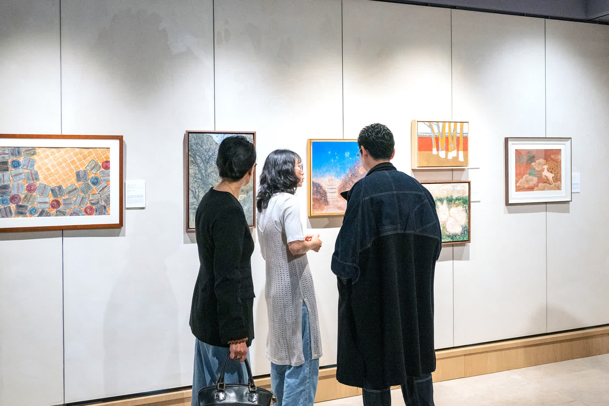 以敦煌壁畫為靈感之源 藝術家們的岩彩藝術展 - 藝術 - 香港文匯報