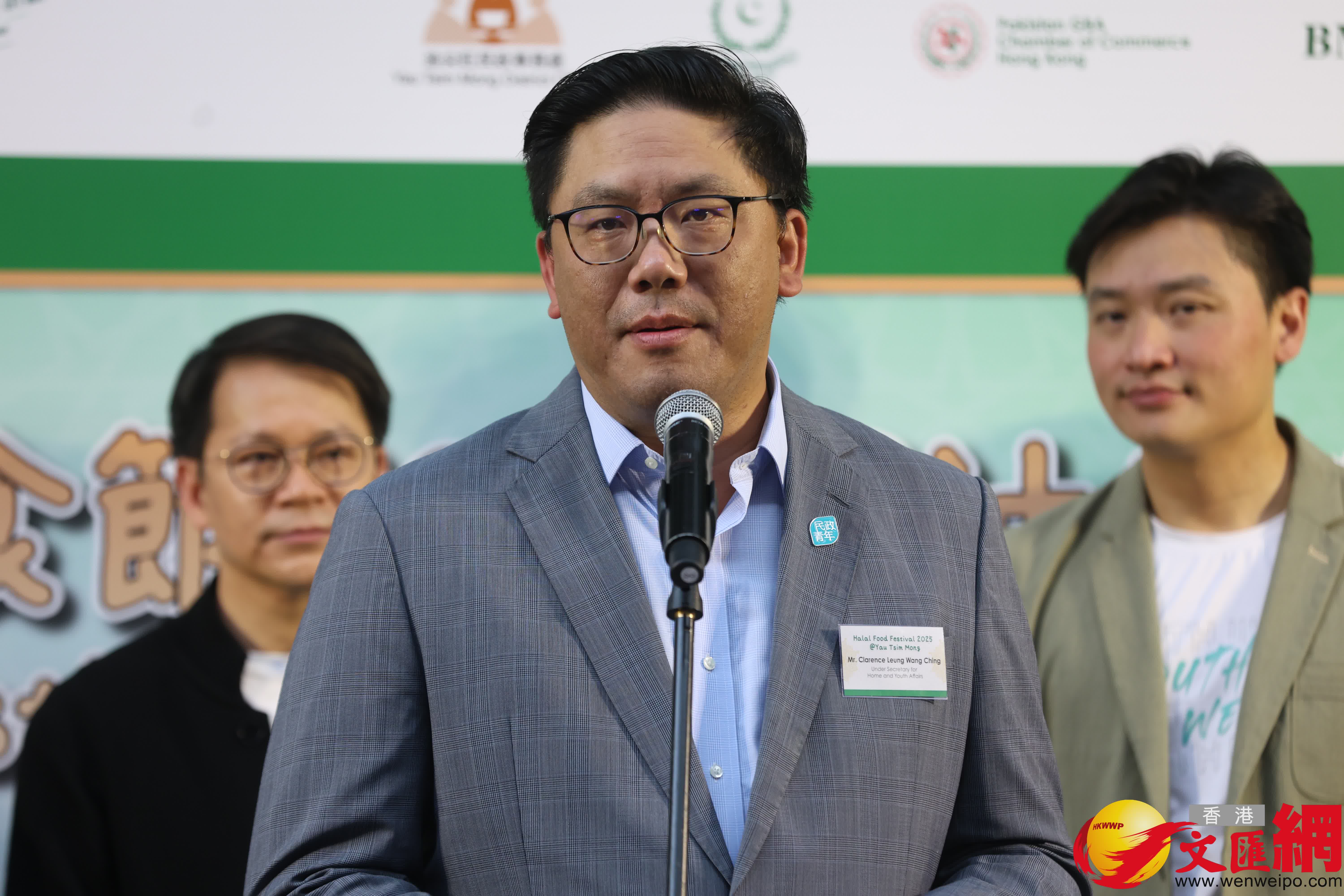 民政及青年事務局副局長梁宏正（香港文匯報記者萬霜靈 攝）