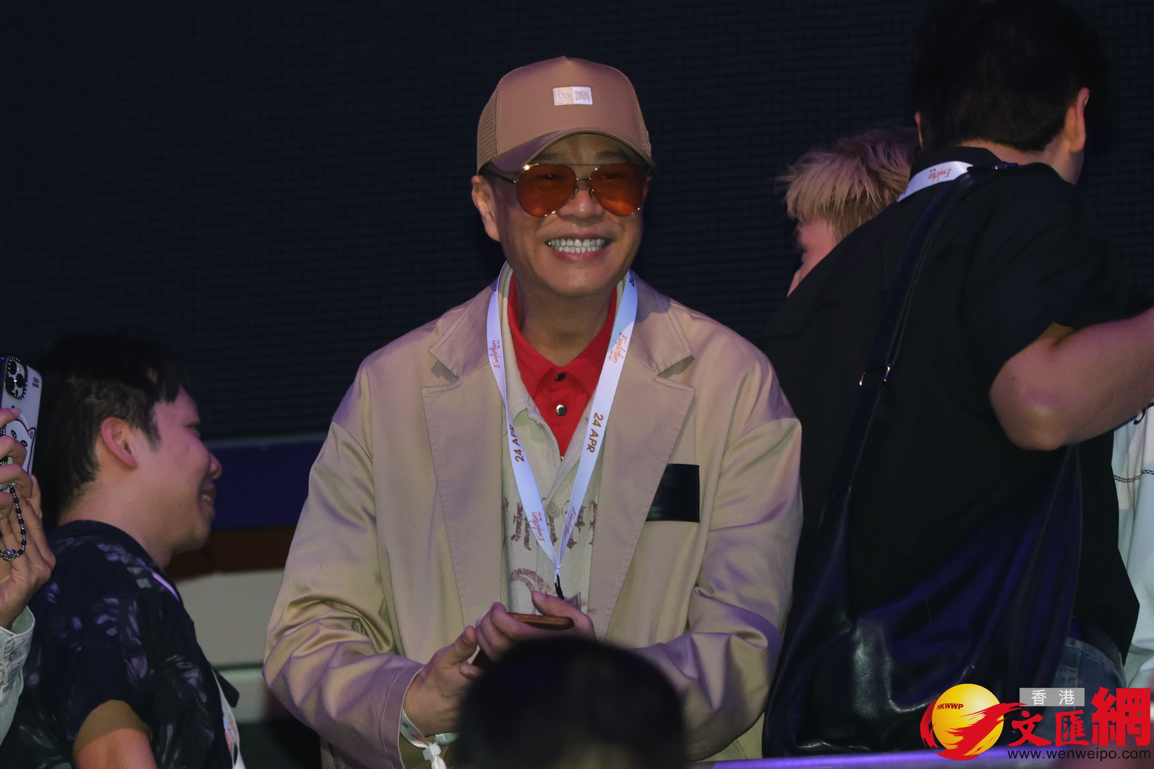 謝霆鋒演唱會星光熠熠,多位明星捧場。 (香港文匯報記者北山彥 攝) 謝霆鋒演唱會星光熠熠,多位明星捧場。 (香港文匯報記者北山彥 攝)