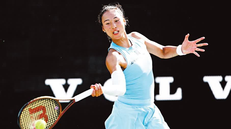 鄭欽文止步WTA1000馬德里網球公開賽單打次輪