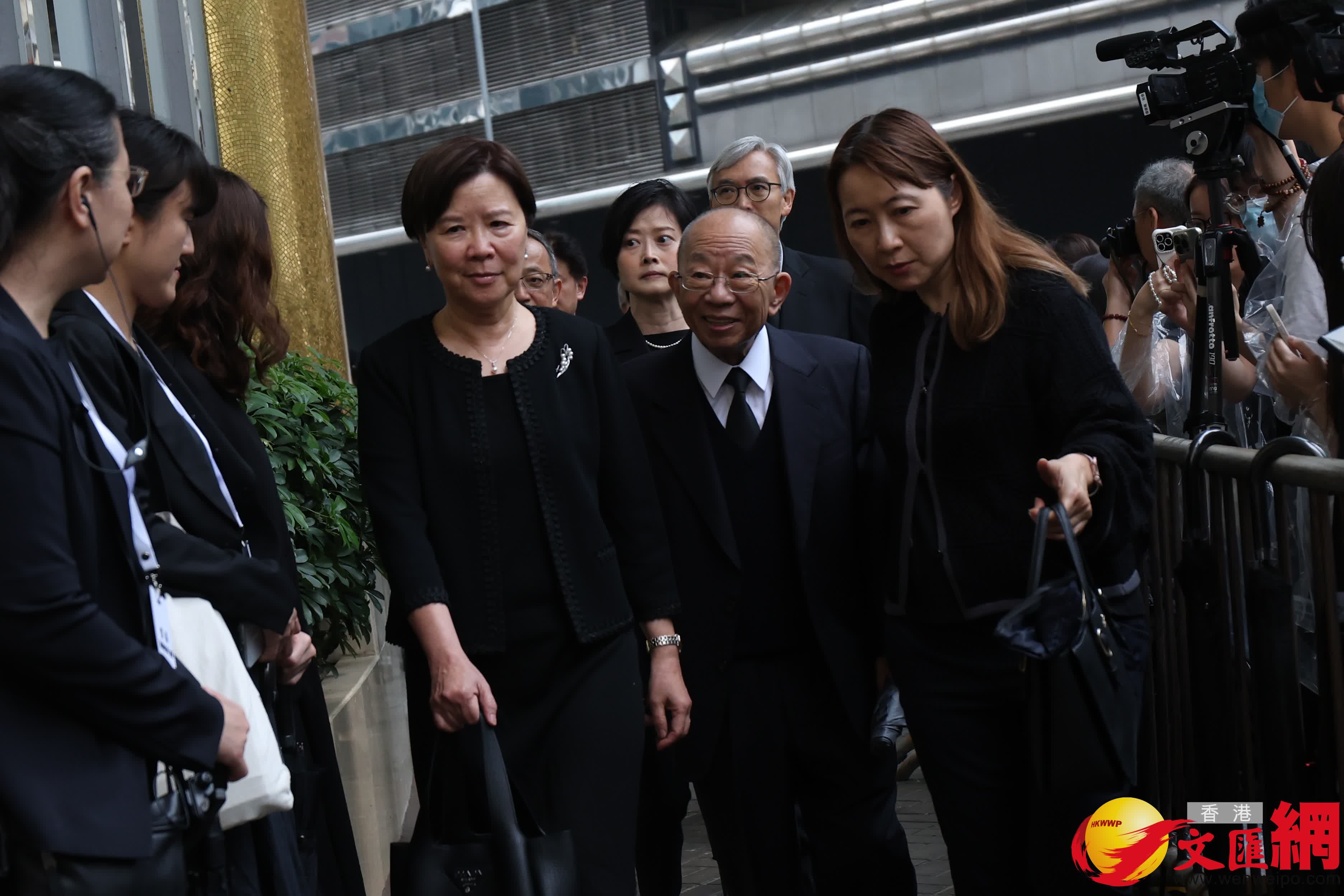 科大校長葉玉如（左）、科大顧問委員會主席陳祖澤（右）（香港文匯報記者萬霜靈 攝）