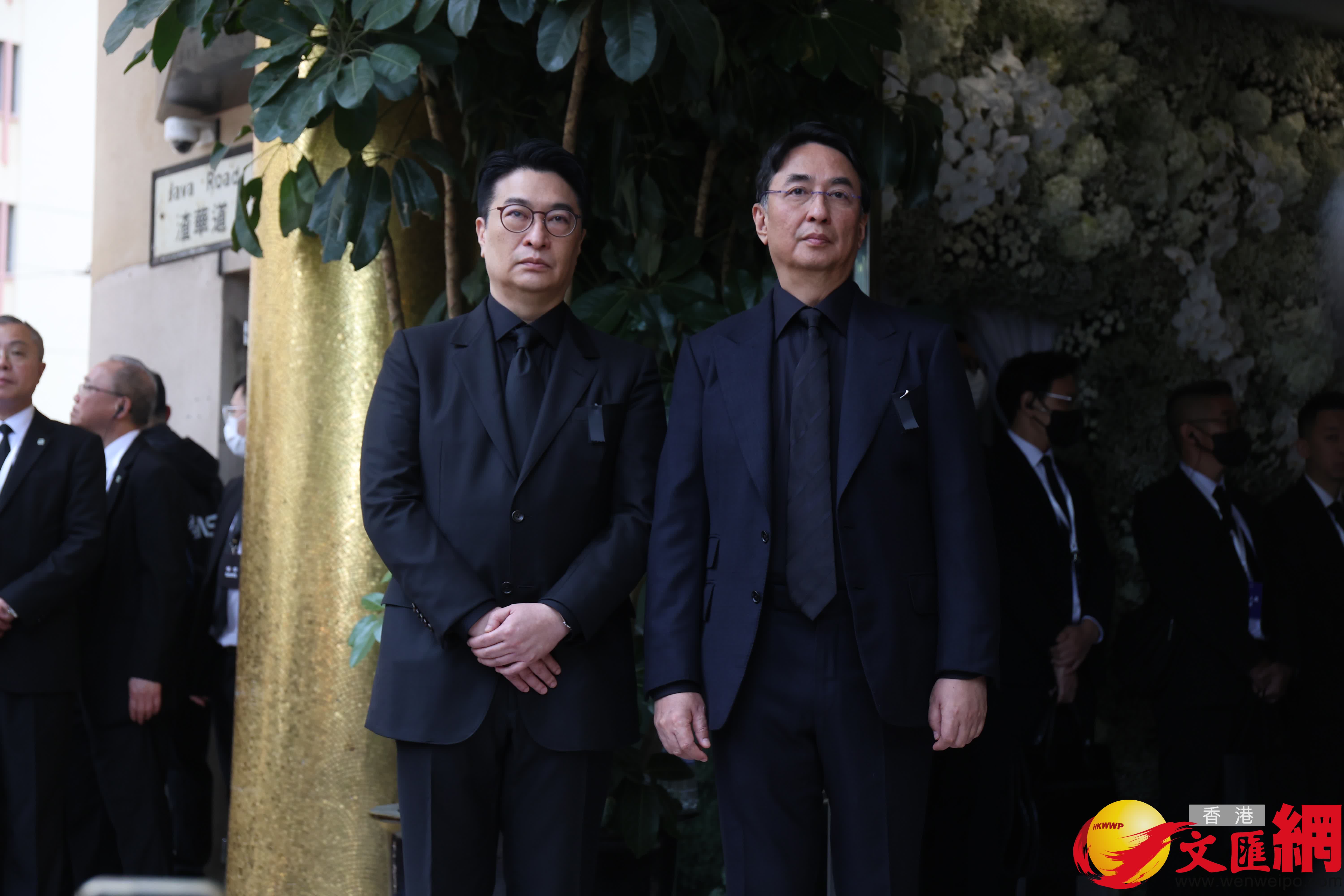 李家傑和李家誠（香港文匯報記者 萬霜靈攝）