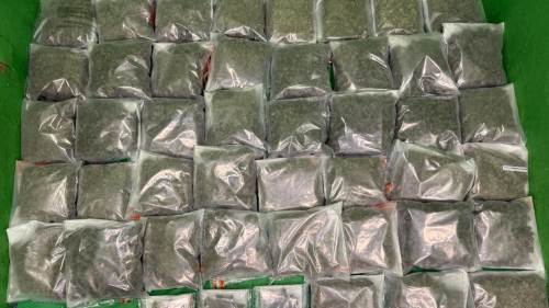 海關於機場檢獲約540萬元懷疑大麻花