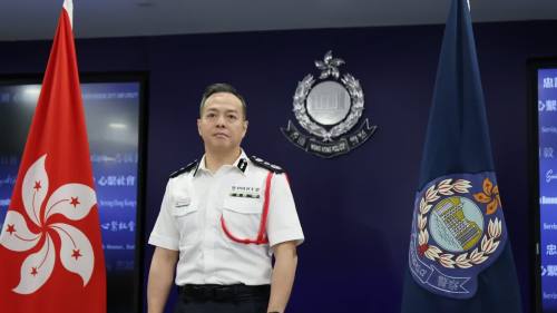 警察學院舉行結業會操　周一鳴檢閱首屆「學警預備訓練課程」學員