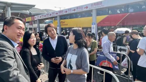 運輸局：十分關注落馬洲站人流密集　已要求港鐵加強服務