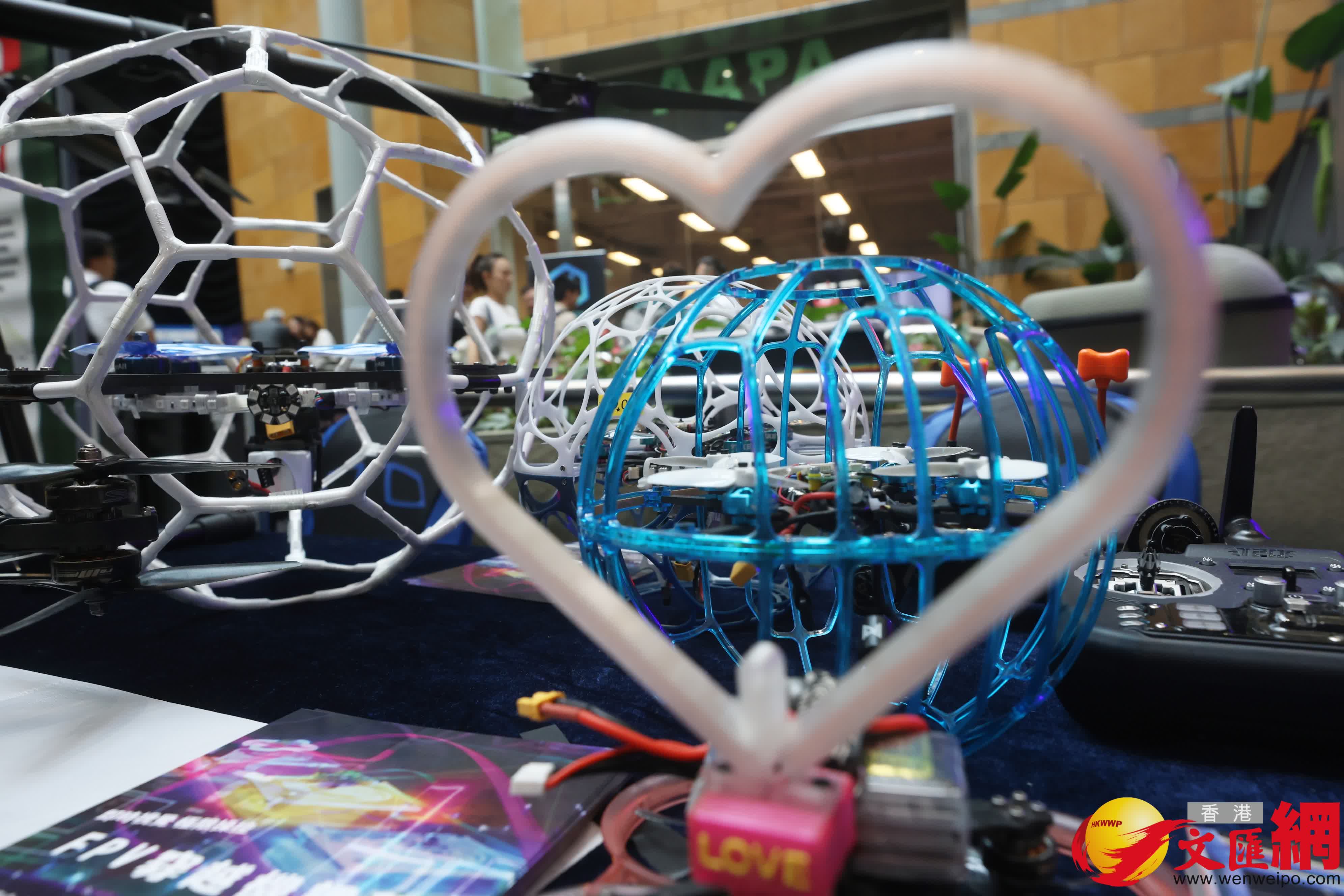 數碼港低空經濟展覽。(香港文匯報記者郭木又 攝) 數碼港低空經濟展覽。(香港文匯報記者郭木又 攝)