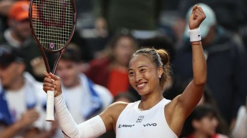 鄭欽文晉級WTA1000羅馬站女單16強