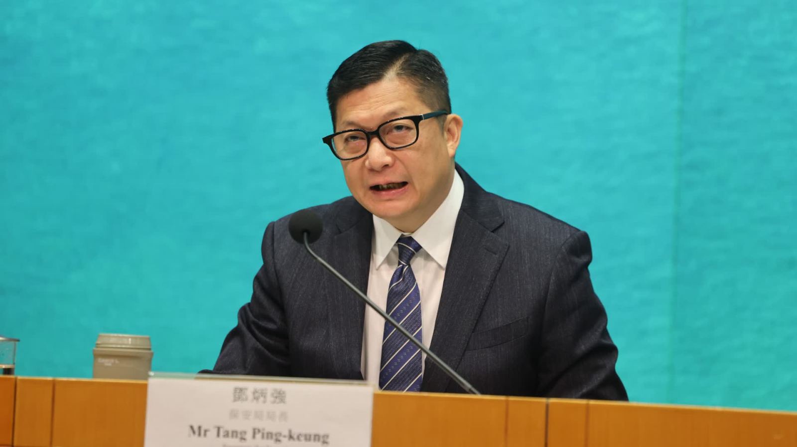 鄧炳強強調國安附屬法例必要性 完善維護國家安全機制