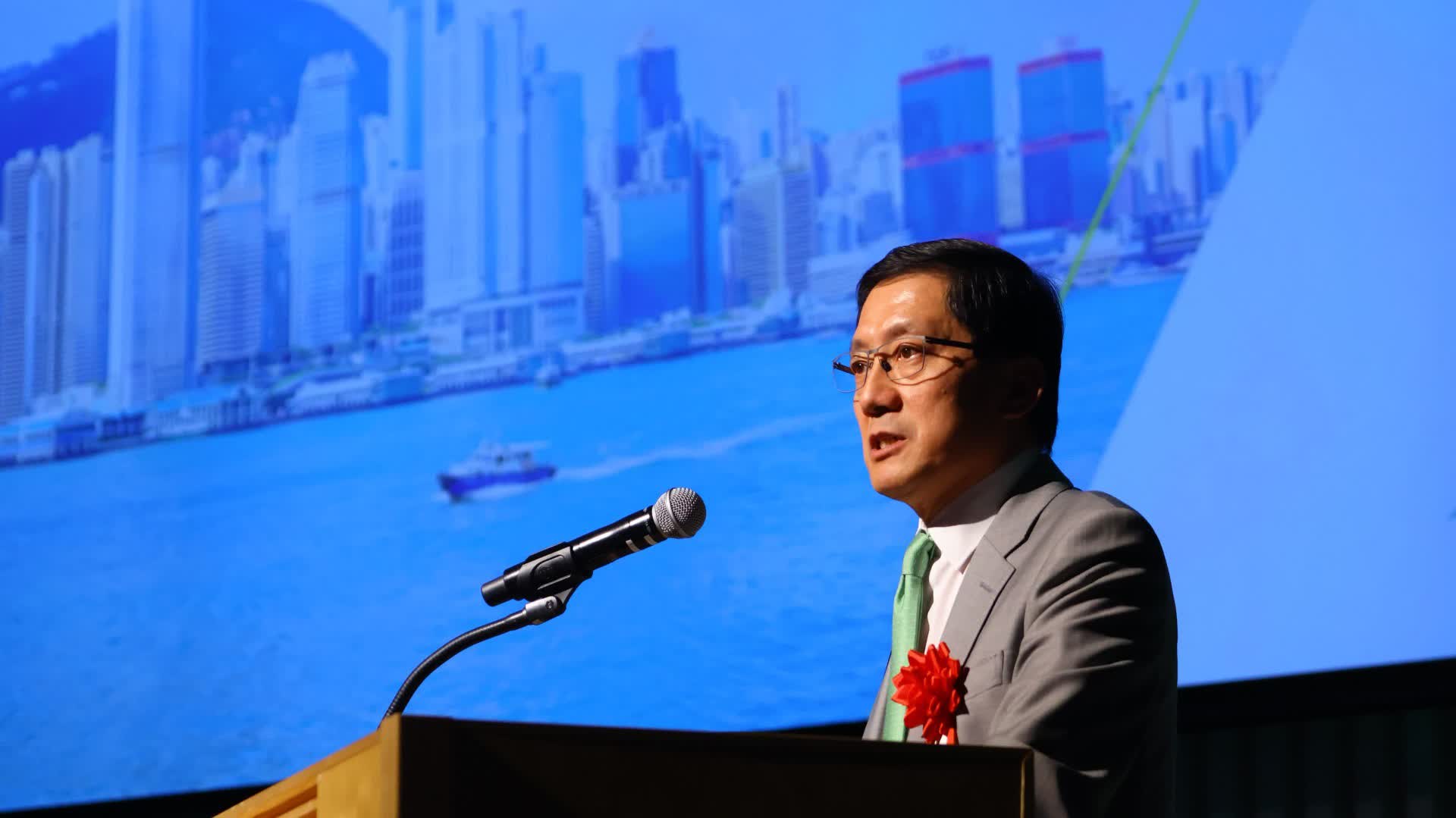 「香港之夜」林天福主題演講 分享香港機場連接世界優勢 - 香港 - 香港文匯報
