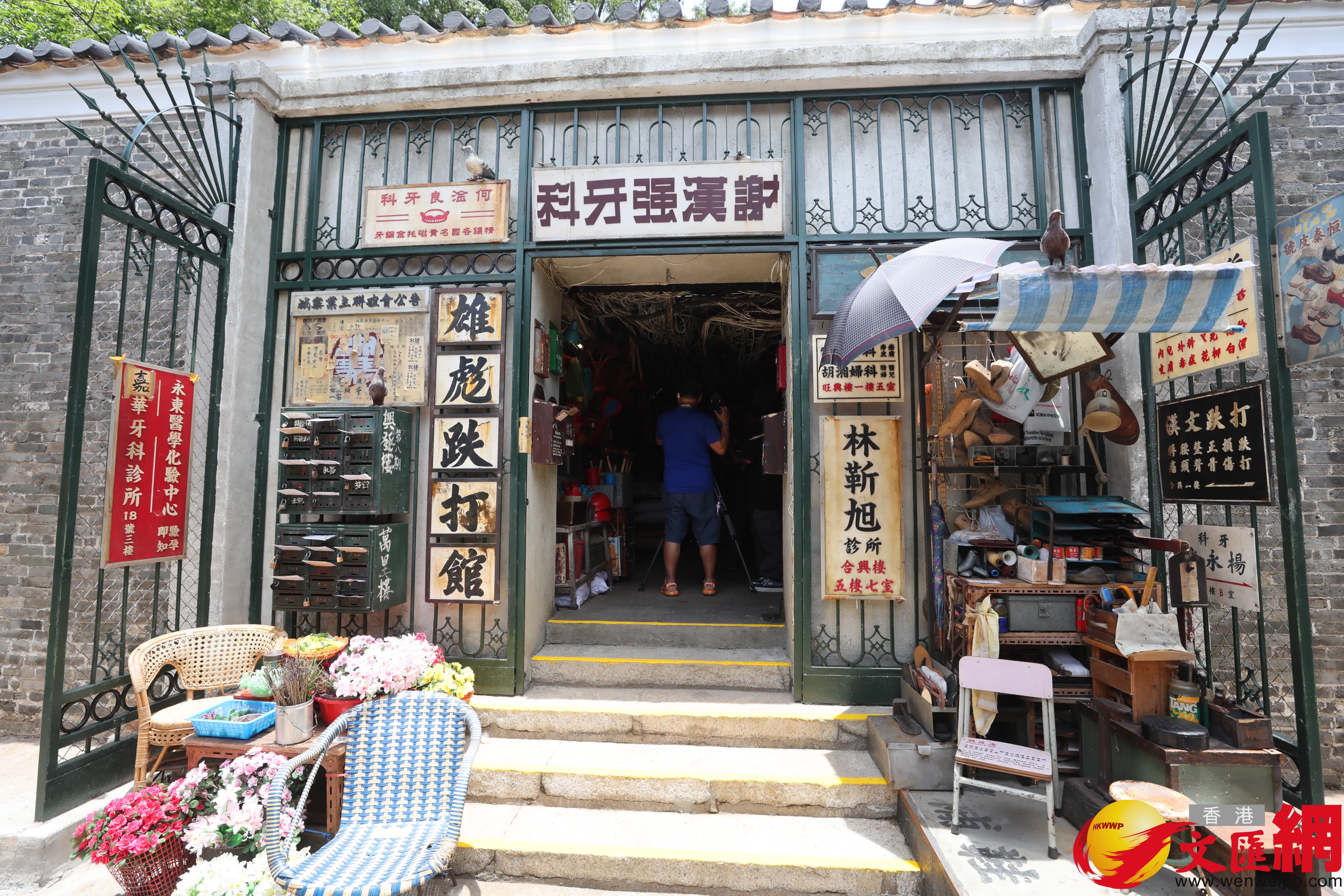 九龍城寨光影之旅今開幕(香港文匯報記者 北山彥攝) 九龍城寨光影之旅今開幕(香港文匯報記者 北山彥攝)