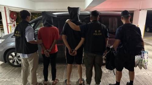 兩青年販運155萬元毒品落警網