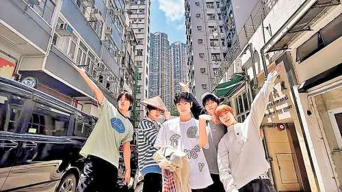 跟住韓星喺香港打卡→
