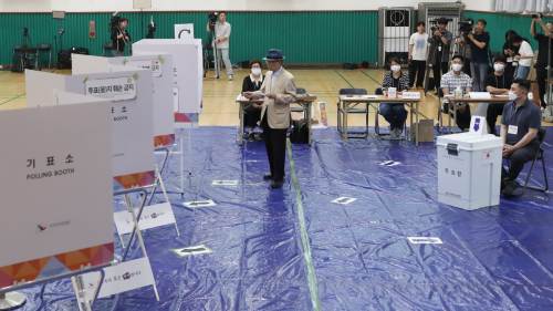 多圖直擊投票現場　韓國總統選舉開始正式投票
