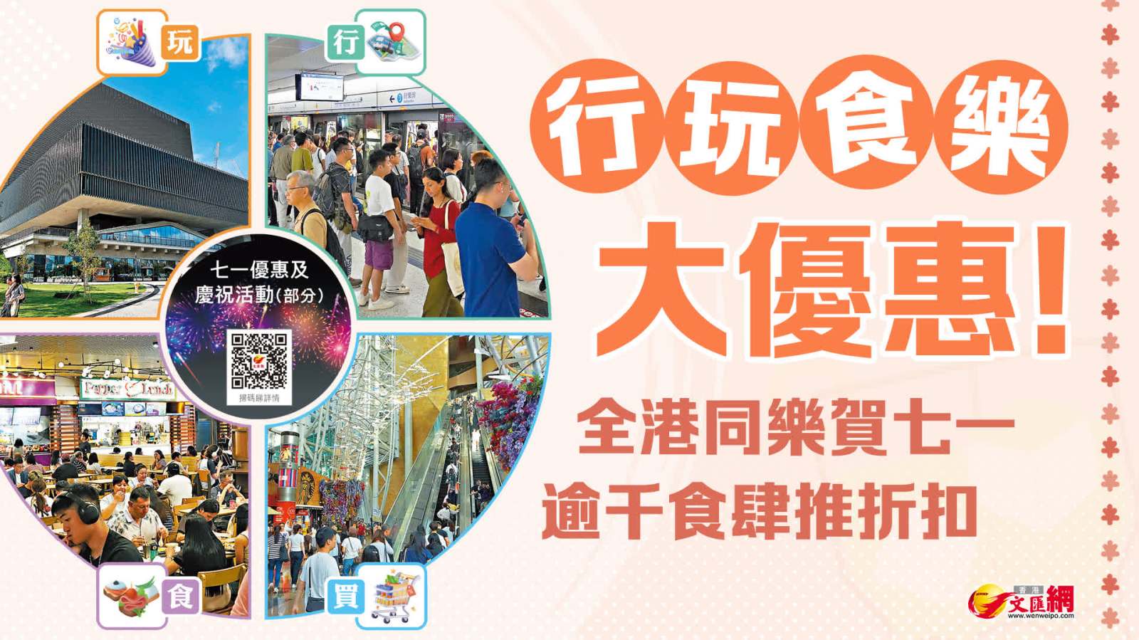 行玩食買大優惠！全港同樂賀七一　逾千食肆推折扣