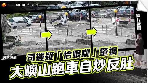 司機疑「恰眼瞓」肇禍 大嶼山跑車自炒「反肚」