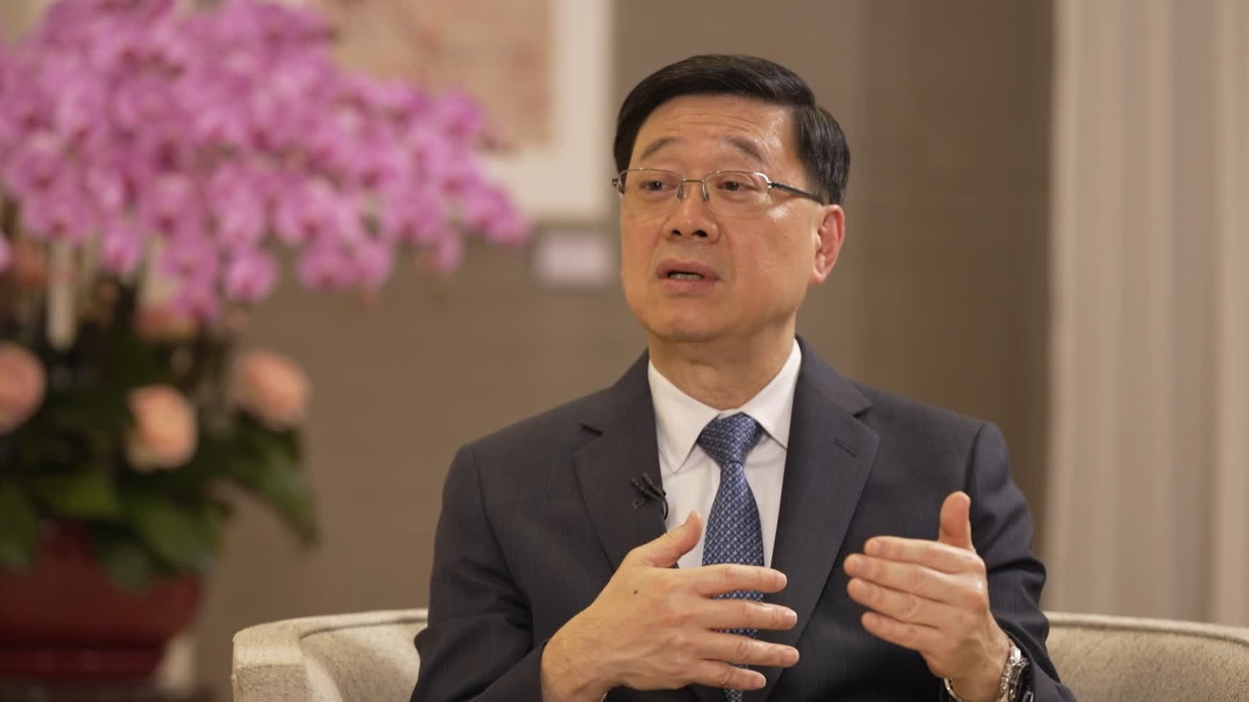 （有片）李家超：粵港兩地雙向奔赴　很快將推出「粵車南下」措施