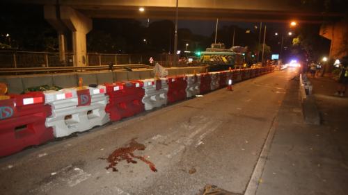 元朗私家車撞斃單車翁不顧而去 警拘車主夫婦在逃孫疑是司機