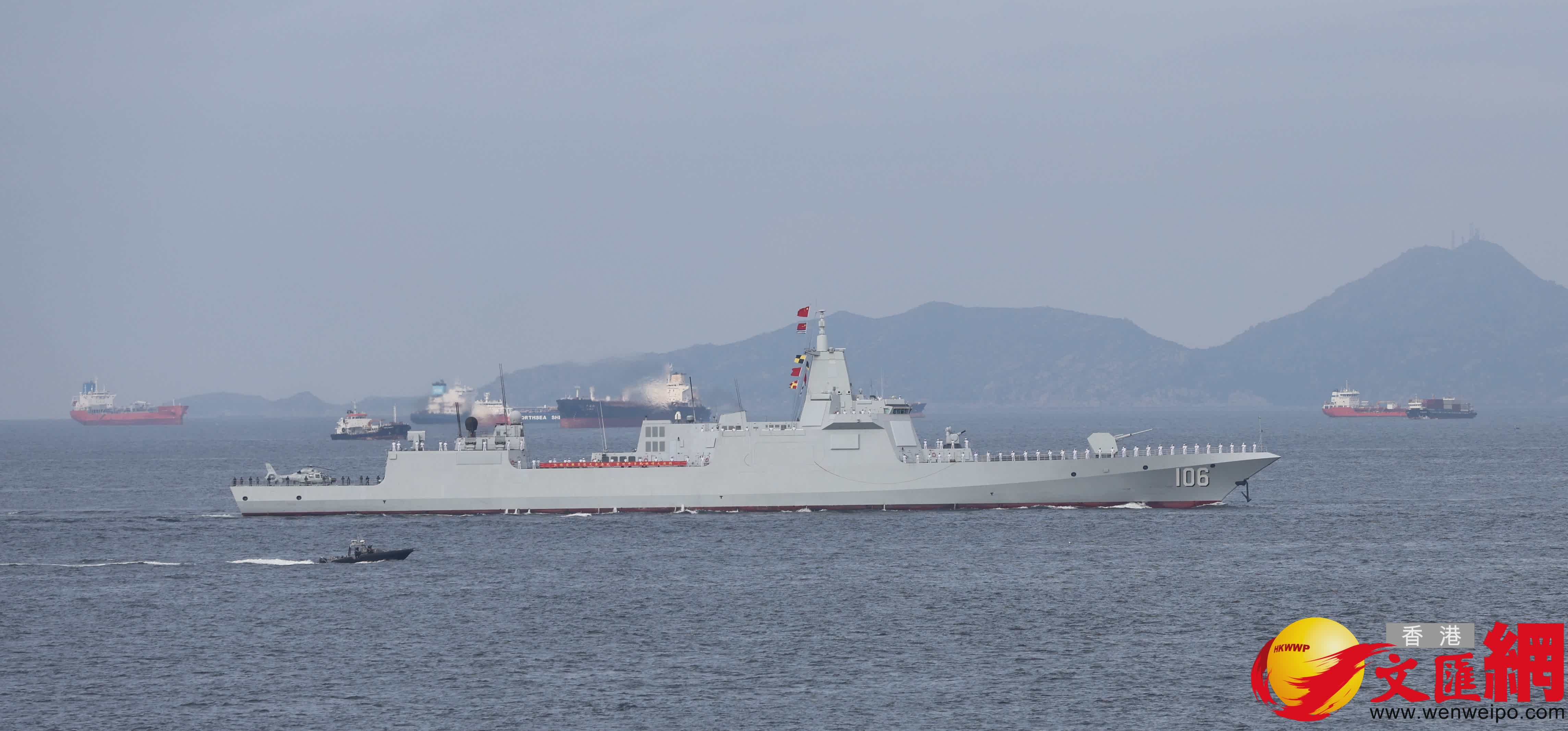 山東艦航母編隊訪港（香港文匯報記者曾興偉 攝）