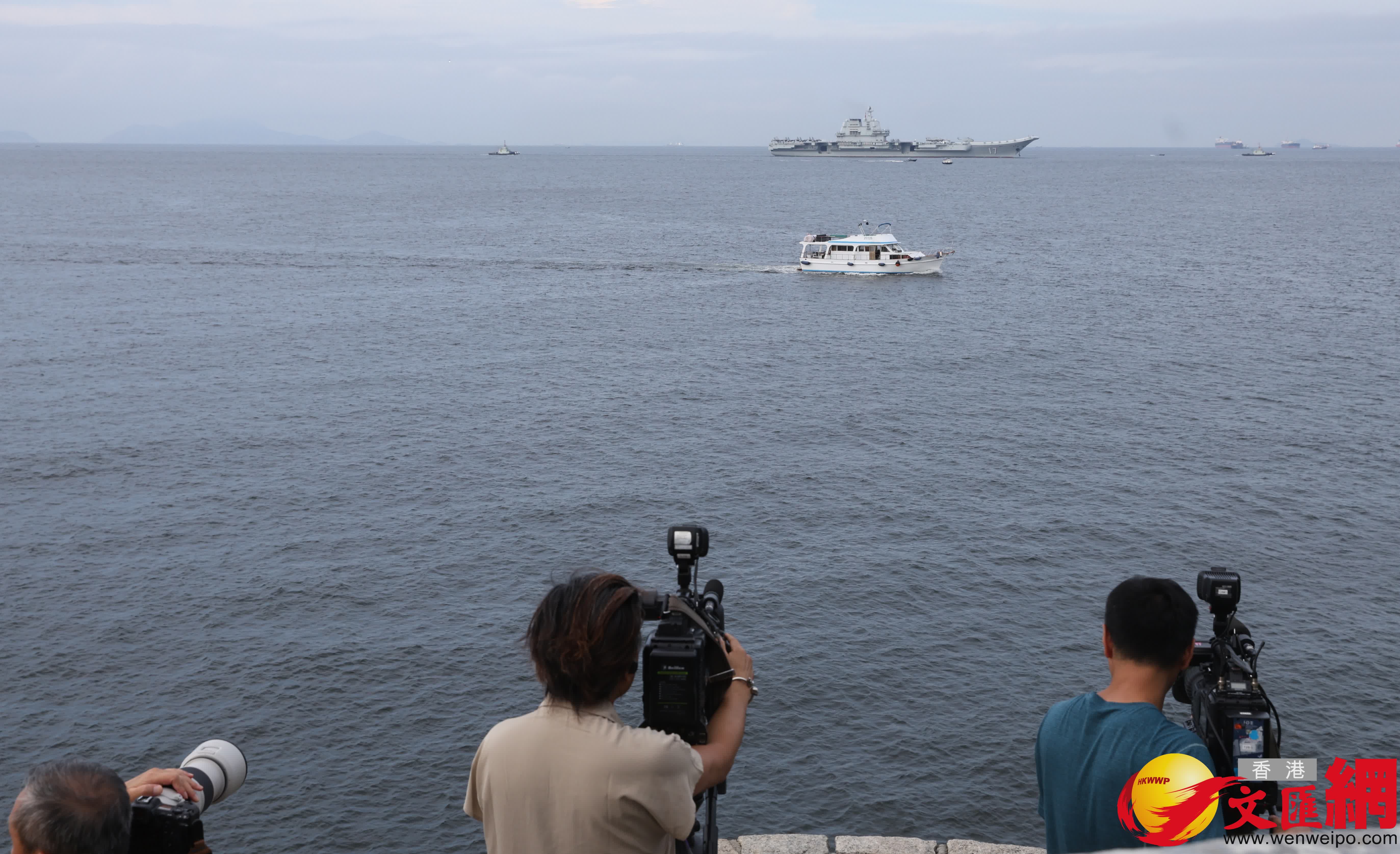 山東艦航母編隊訪港（香港文匯報記者曾興偉 攝）