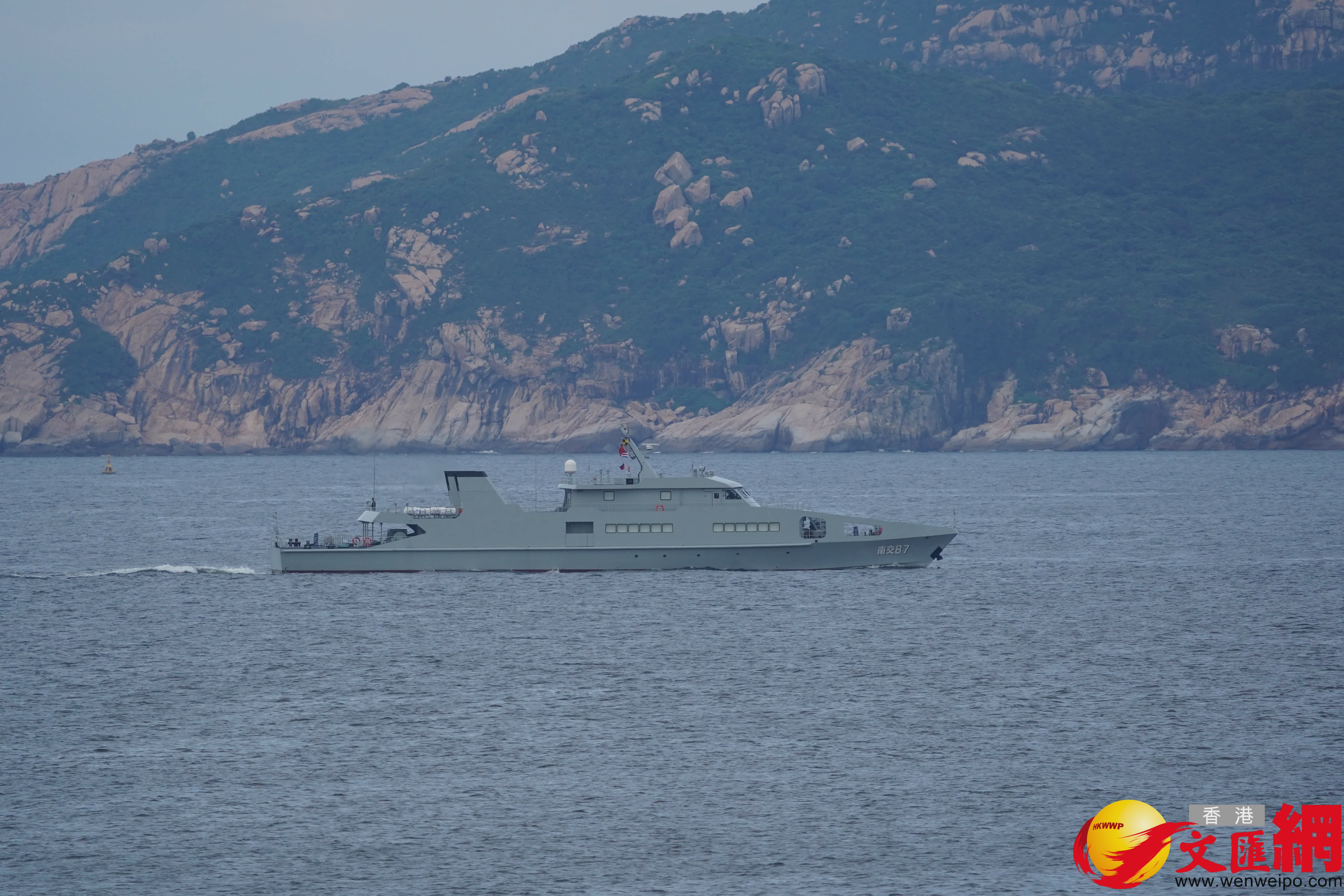 山東艦航母編隊訪港（香港文匯報記者曾興偉 攝）
