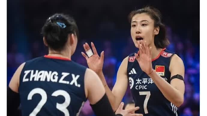 祝賀！中國女排戰勝加拿大隊　阿靈頓站取得兩連勝