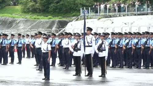 香港警察學院結業會操 周一鳴：投考人數持續上升