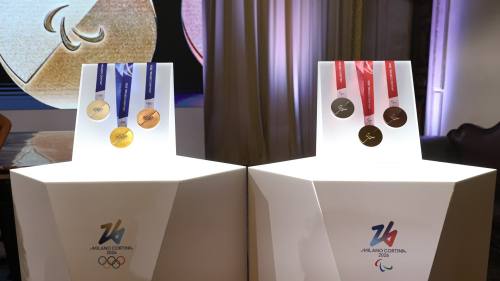 米蘭冬奧會、冬殘奧會獎牌發布