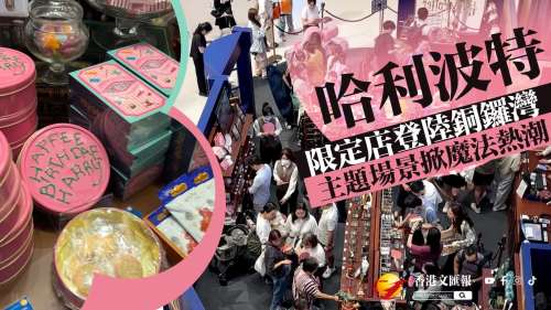 (有片)哈利波特限定店登陸銅鑼灣 主題場景掀魔法熱潮