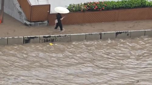 （有片）韋帕襲港│紅雨多區水浸 黃大仙龍翔道再淪澤國