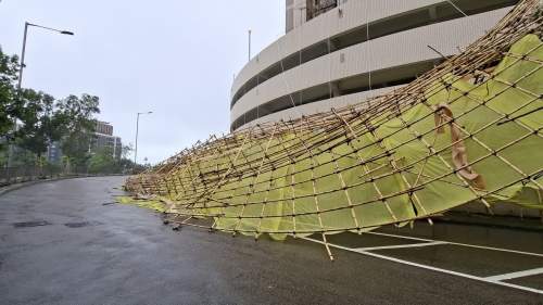 韋帕襲港│5宗塌棚7宗水浸 屋宇署收到21宗與建築物有關事故