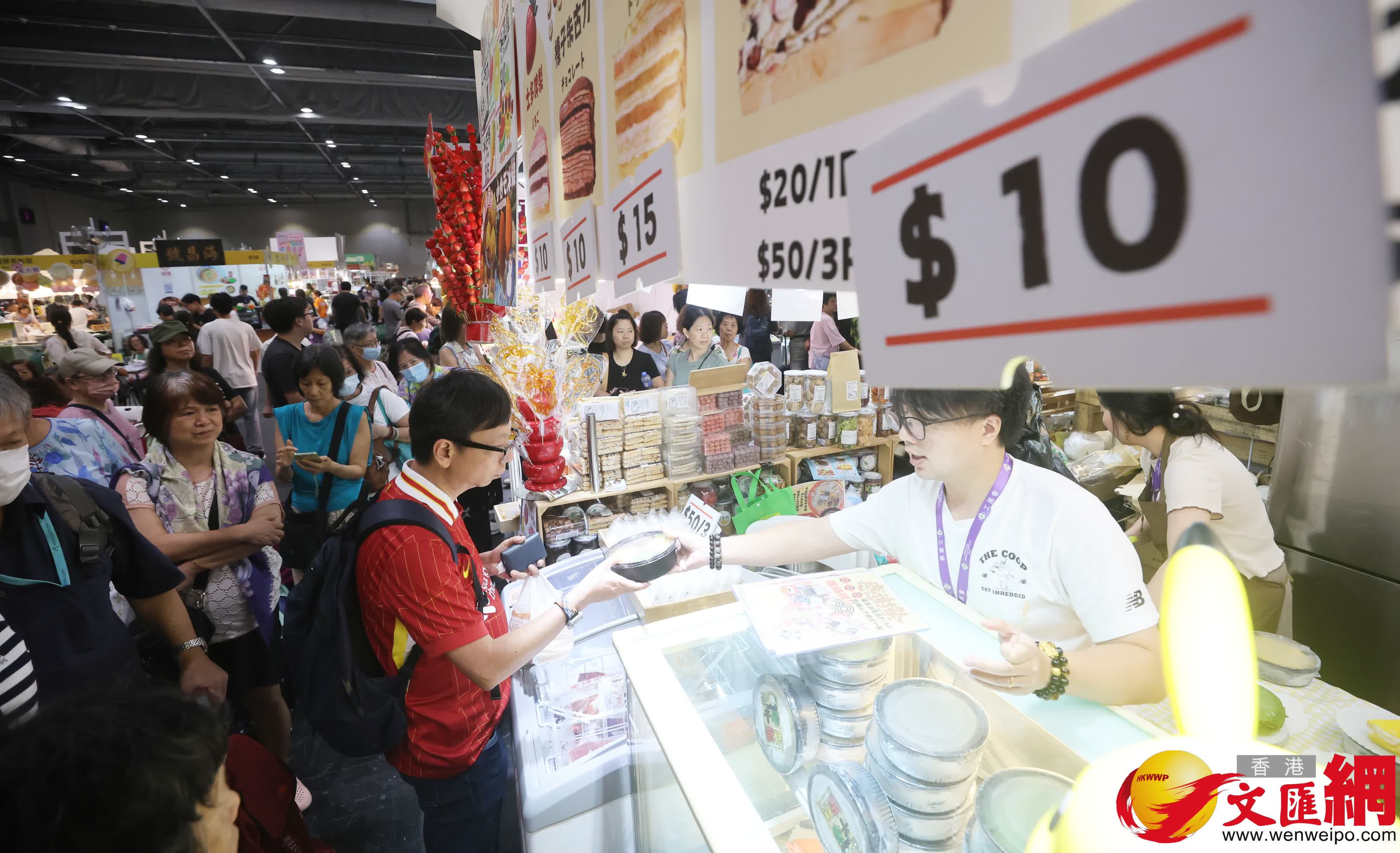 圖為工展會購物節現場。(香港文匯報記者郭木又攝) 圖為工展會購物節現場。(香港文匯報記者郭木又攝)